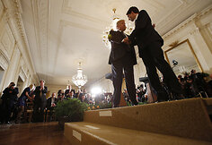 Justinas Trudeau ir Donaldas Trumpas