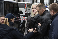 Marija Maksakova jos vyro nužudymo vietoje