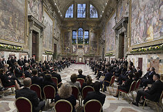 Popiežius susitiko su ES lyderiais