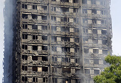 Gaisras Lonono daugiabutyje