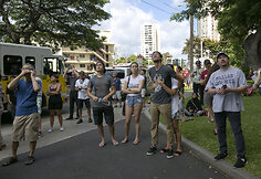 Gaisras daugiaaukštyje Honolulu