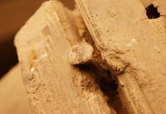 Pastatų viduje dar i&scaron;likę seni &bdquo;balkiai&ldquo; ir rankų darbo medinės vinys