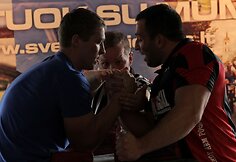 Tarptautinis sporto festivalis: rankų lenkimo varžybos