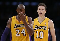 Kobe Bryantas ir Steve`as Nashas