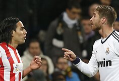 Radamelis Falcao ir Sergio Ramosas