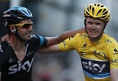 Christopheris Froome'as (de&scaron;inėje)