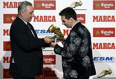 Lionelis Messi su Hristo Stoikovu