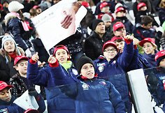 Vaikai užplūdo „Juventus“ stadioną