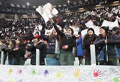 Vaikai užplūdo „Juventus“ stadioną