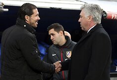 Diego Simeone ir Carlo Ancelotti