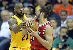 LeBronas Jamesas ir Joakimas Noah