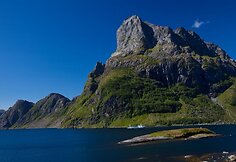 Smalsarhorno uola Norvegijoje.