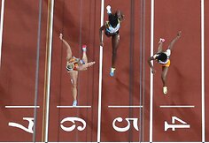 200 m finalo fini&scaron;as &ndash; Dafne Schippers laimėtoja
