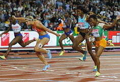 200 m finalo fini&scaron;as &ndash; Dafne Schippers laimėtoja