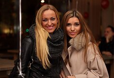 Dainininkės Baiba Skurstenė ir Urtė Šilagalytė