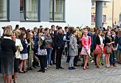 Vilniaus Salomėjos Nėries gimnazija pasitiko naujus mokslo metus ir būsimą 100-ąją gimnazistų laidą