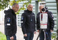 Policija demonstruoja naują 3D skanerį