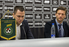 Lietuvos futbolo federacijos spaudos konferencija