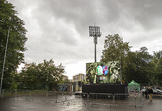 Pietų IV rungtynes stebės prie stadiono
