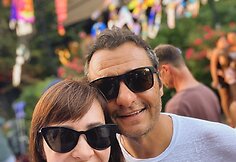 Ieva kartu su vyru Montreux kasmetiniame didžiausiame &scaron;alyje džiazo festivalyje