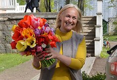 Konkurso &bdquo;100 tulpių mamai&ldquo; prizas