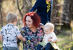 Jurgita Pocienė su šeima