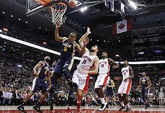 &bdquo;Toronto Raptors&ldquo; ekipa po trijų pratęsimų nusileido &bdquo;Utah Jazz&ldquo; atstovams 133:140