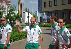 Lietuvos studentų sporto delegacija Universiadoje Kazanėje