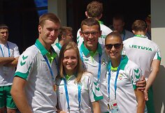 Lietuvos studentų sporto delegacija Universiadoje Kazanėje