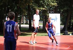 „Samsung kartos“ jaunieji krepšininkai treniravosi su Lietuvos nacionaline vyrų rinktine