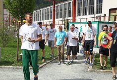 Lietuvos krep&scaron;inio rinkitnės žaidėjų susitikimas su sirgaliais Jesenicėse