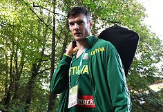 Lietuvos krep&scaron;inio rinktinės treniruotė &bdquo;Ježice&ldquo; arenoje
