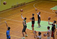 Rimvydo Samulėno ir K&scaron;i&scaron;tofo Lavrinovičiaus pamokos jauniems krep&scaron;ininkams