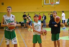 Rimvydo Samulėno ir K&scaron;i&scaron;tofo Lavrinovičiaus pamokos jauniems krep&scaron;ininkams