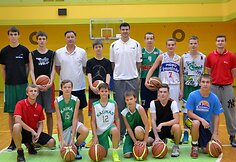 Rimvydo Samulėno ir K&scaron;i&scaron;tofo Lavrinovičiaus pamokos jauniems krep&scaron;ininkams