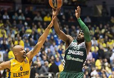 „Maccabi“ ir „Žalgirio“ rungtynių akimirkos – Justinas Dentmonas