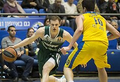„Maccabi“ ir „Žalgirio“ rungtynių akimirkos – Martynas Pocius