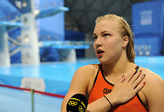 Plaukikė Rūta Meilutytė Nandzinge – viena didžiausių žaidynių žvaigždžių