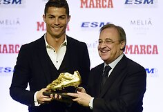 Cristiano Ronaldo įteiktas „Auksinio batelio“ prizas
