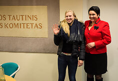 LTOK prezidentė Daina Gudzinevičiūtė ir Rūta Mailutytė