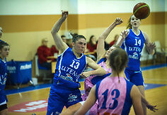 Vilniaus &bdquo;Jaunųjų talentų&ldquo; ir &bdquo;Utenos&ldquo; dvikovoje laimėjo LMKL lyderės uteni&scaron;kės