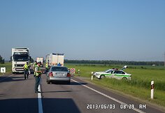 Tikrinamas vairuotojų blaivumas