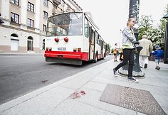 Avarija Vilniuje, Vinco Kudirkos aikštės stotelėje