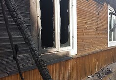 Gaisras Varėnos rajone, Pamerkių kaime
