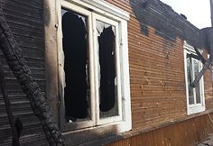 Gaisras Varėnos rajone, Pamerkių kaime
