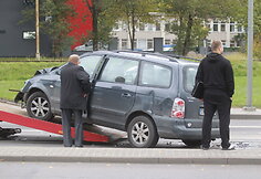 Avarija Vilniuje, Savanorių prospekte