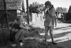 Filmo &bdquo;Koklektyviai sodai&ldquo; filmavimo akimirka