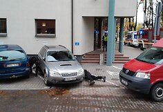 Specialiąsias tarnybas ant kojų sukėlė pranešimas apie bombą šalia Klaipėdos apylinkės teismo