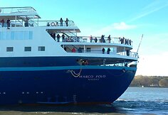 Klaipėdos uoste vie&scaron;i kruizinis laivą &bdquo;Marco Polo&ldquo; 
