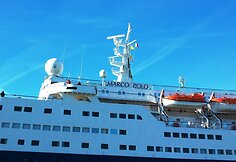 Klaipėdos uoste vie&scaron;i kruizinis laivą &bdquo;Marco Polo&ldquo; 